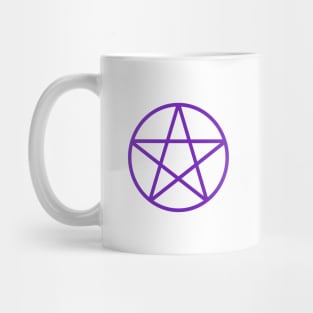 Pagan Wiccan Cheeky Witch® Purple Pentacle Mug